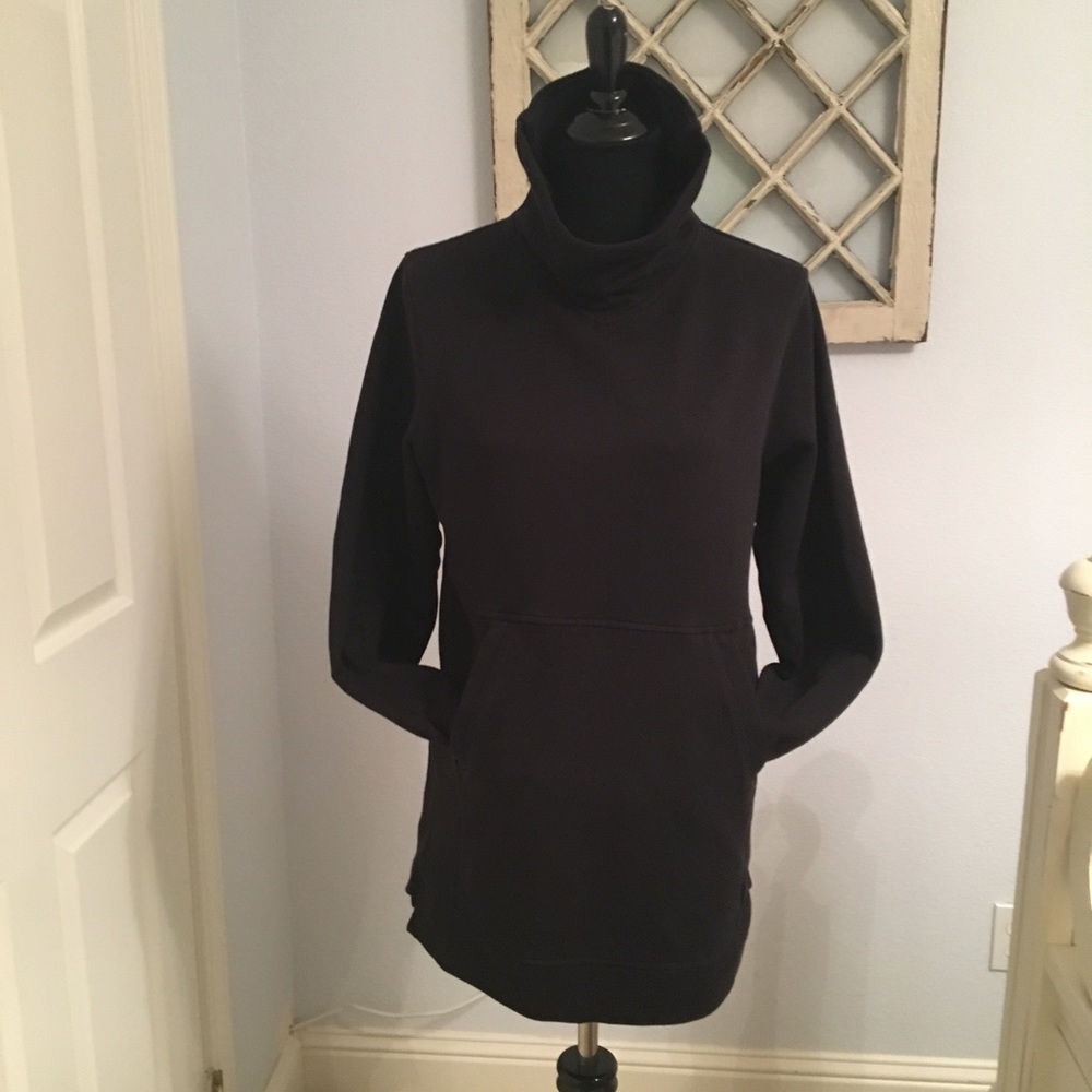 Lululemon Funnel Neck Pullover Hoodie Black